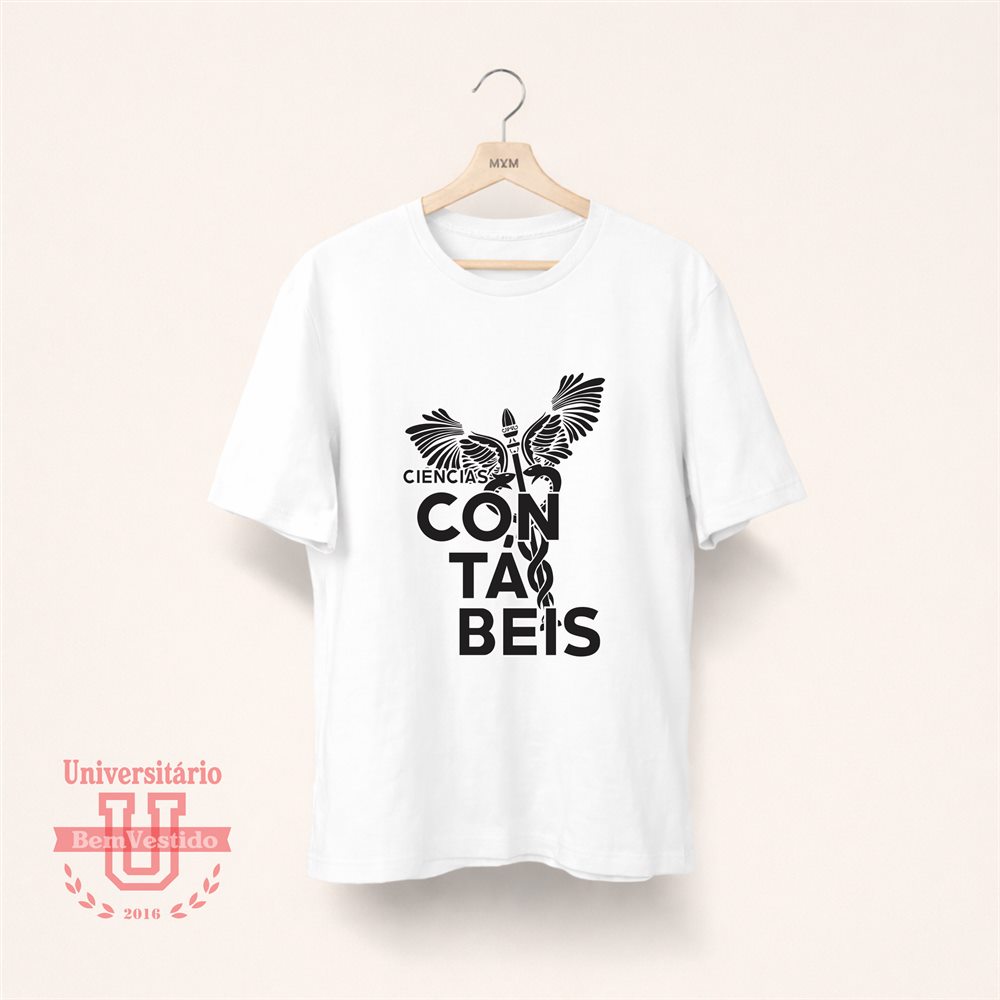 Camiseta Ciências Contábeis Preta