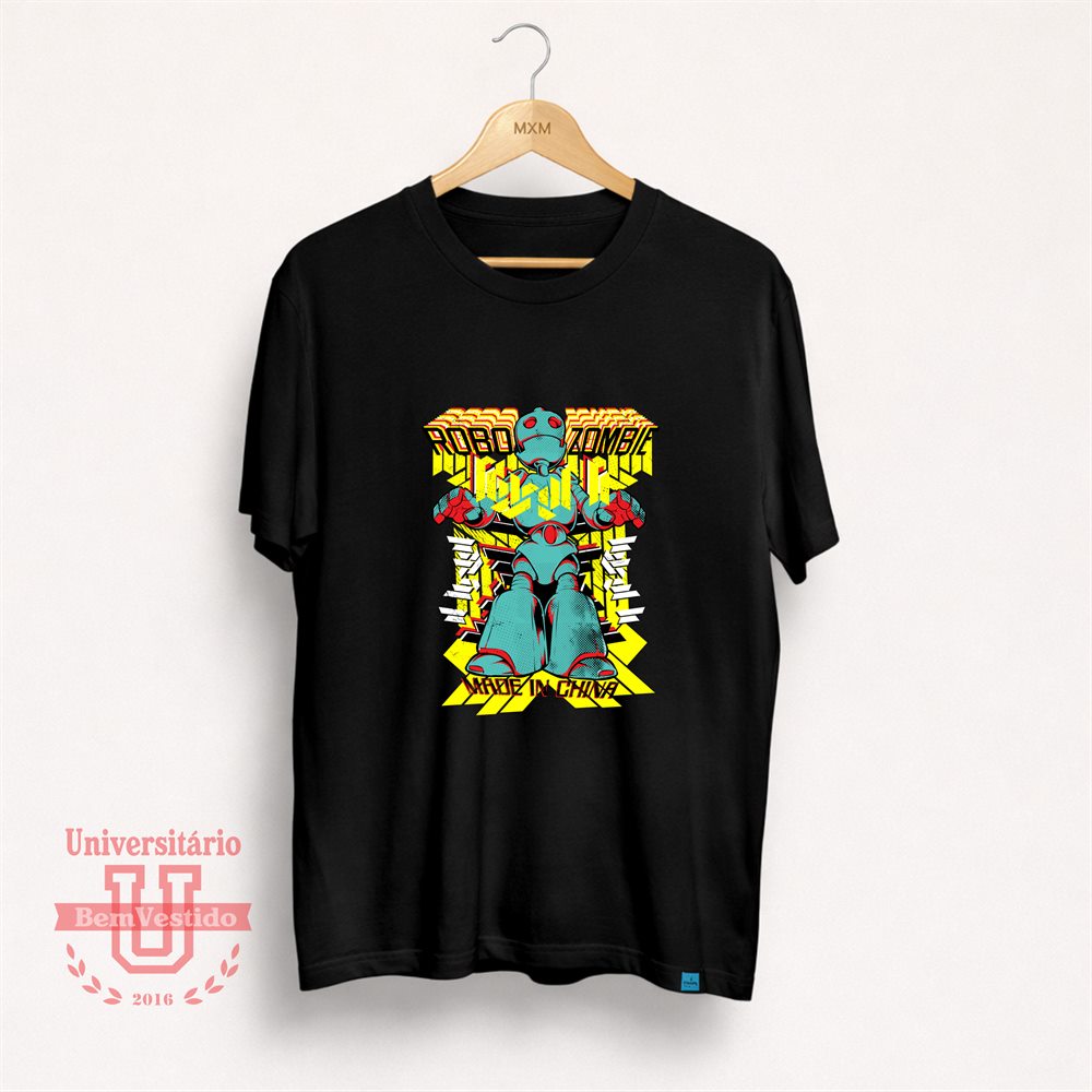 Camiseta Robo Zombie Streetwear